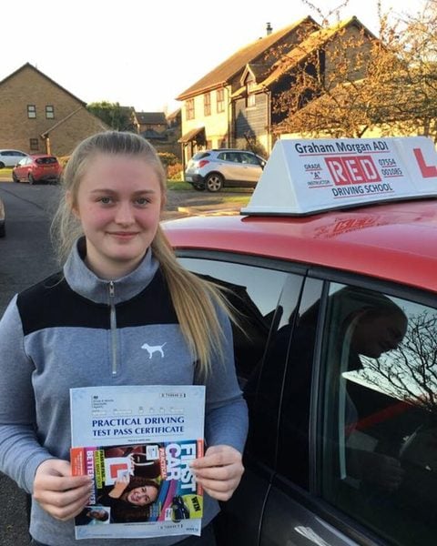 A learner who passed their driving test with Rated Driving