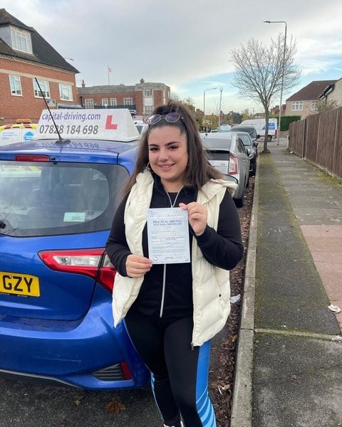A learner who passed their driving test with Rated Driving