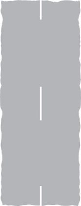 Broken white centre lines