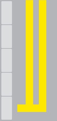 Double yellow lines