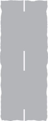 Broken white centre lines