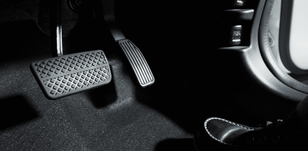 Car Pedals in an Automatic Vehicle