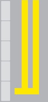 Double yellow lines