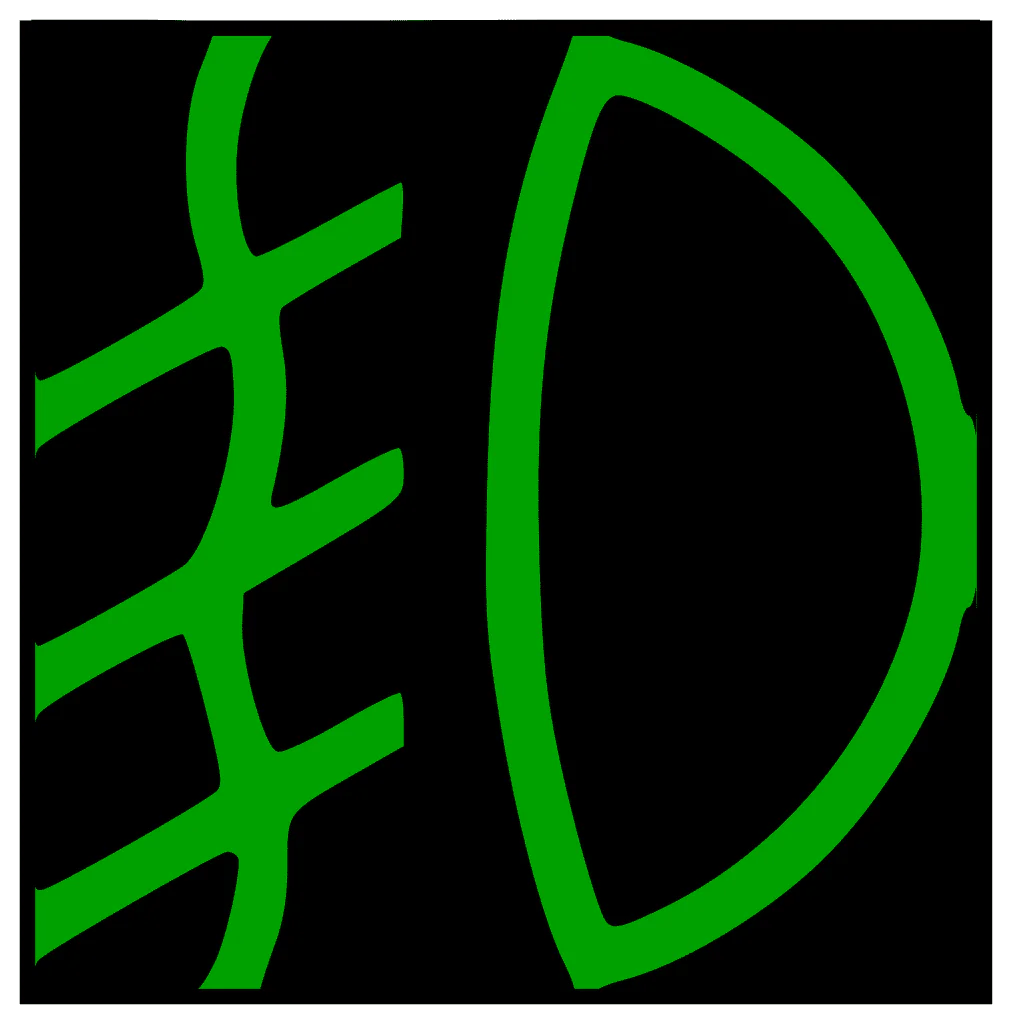 Front fog light icon