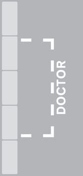 Named parking bay markings