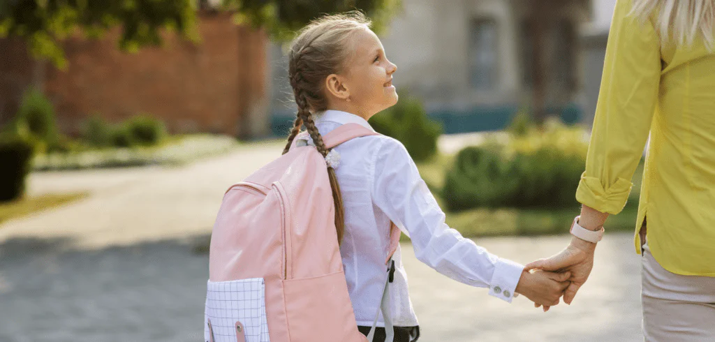 Picking Children Up Outside of School