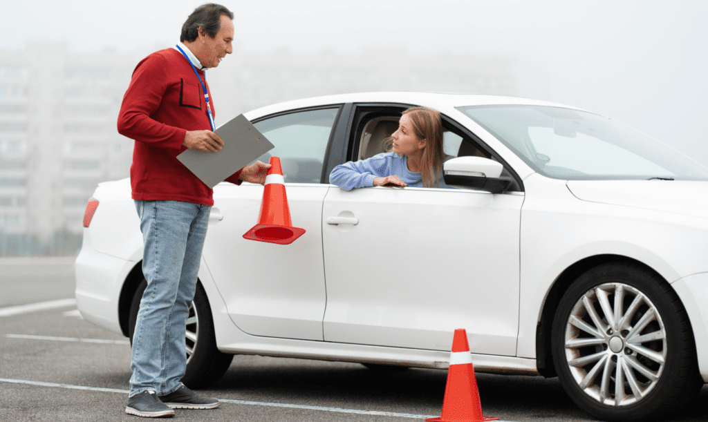 Arriving at the Test Centre