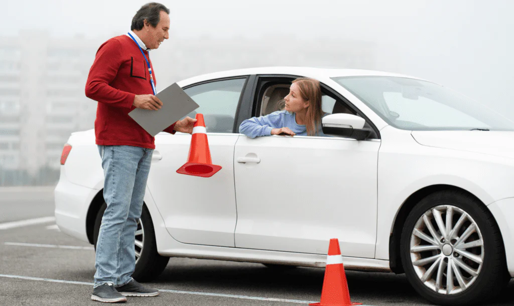 Arriving at the Test Centre