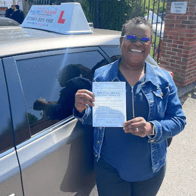 Learner passed their driving test